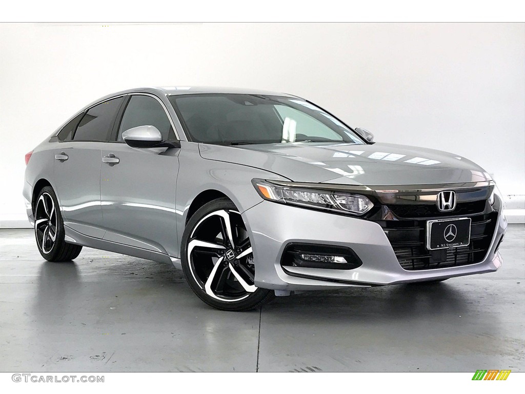 Lunar Silver Metallic 2019 Honda Accord Sport Sedan Exterior Photo #141152600