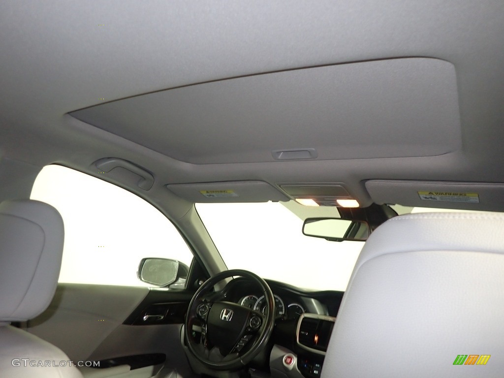 2017 Accord EX-L V6 Sedan - Modern Steel Metallic / Gray photo #2