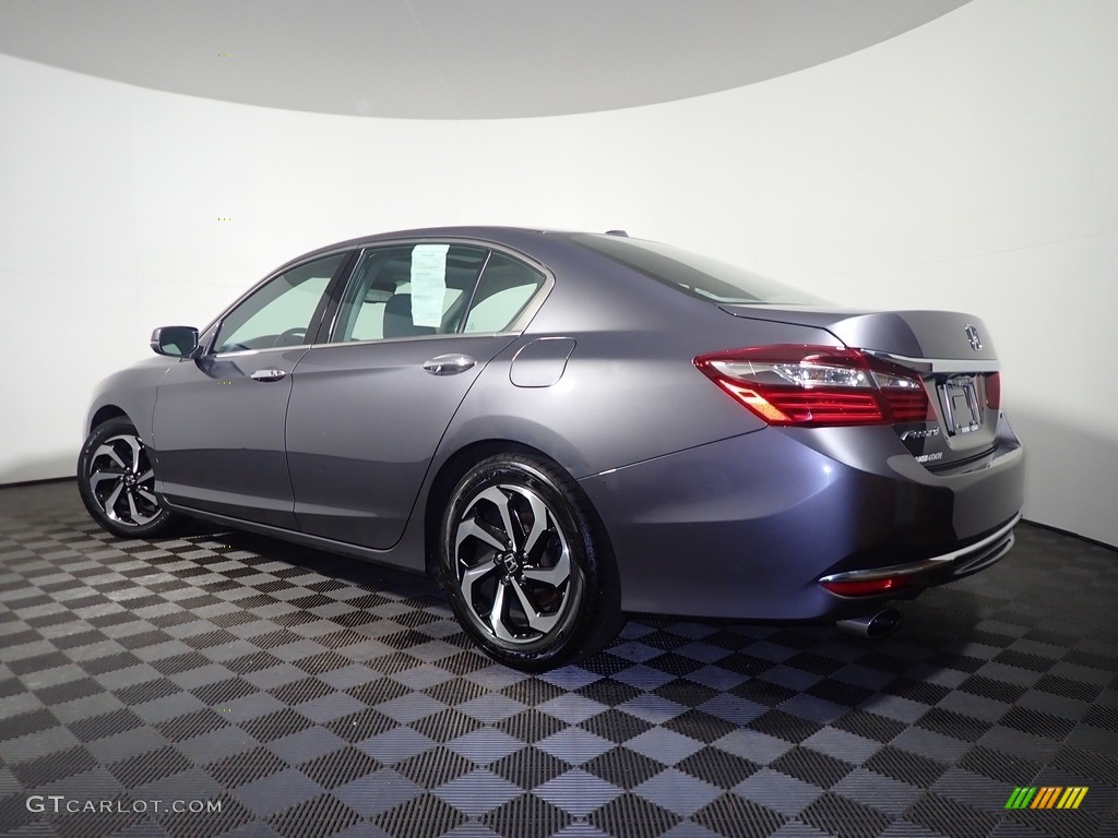 2017 Accord EX-L V6 Sedan - Modern Steel Metallic / Gray photo #15
