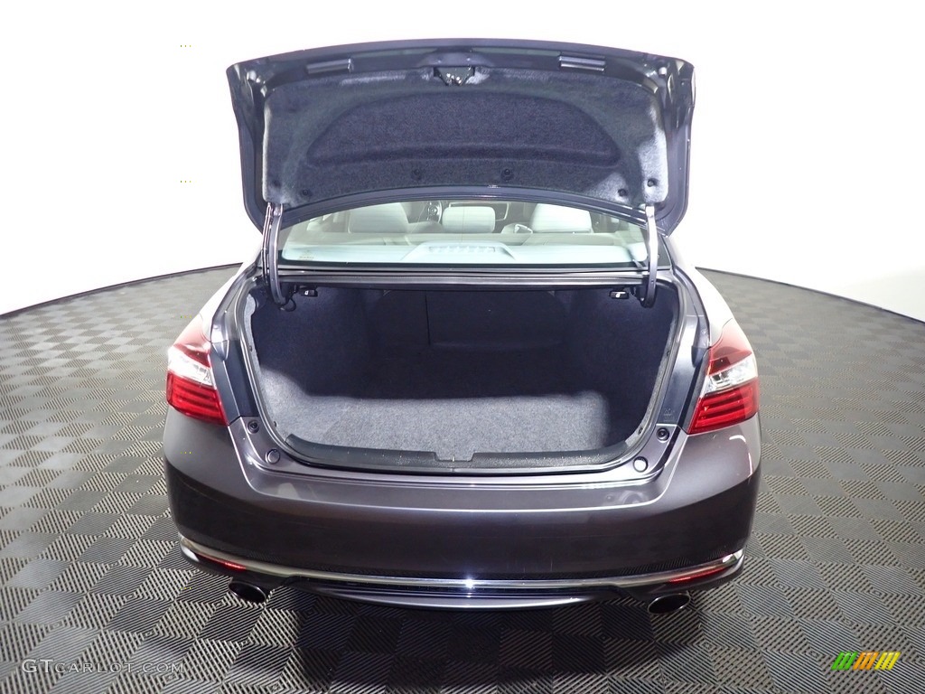 2017 Accord EX-L V6 Sedan - Modern Steel Metallic / Gray photo #18