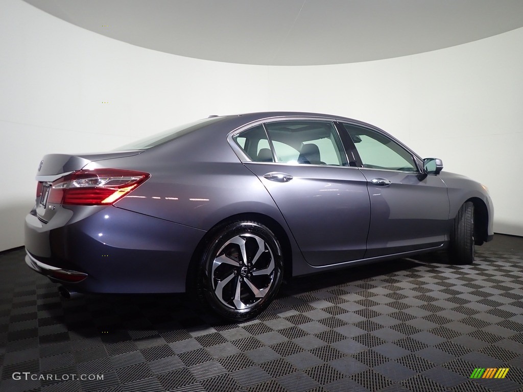 2017 Accord EX-L V6 Sedan - Modern Steel Metallic / Gray photo #20