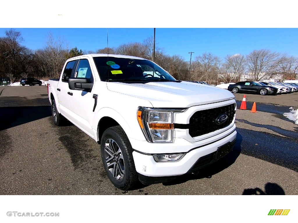 2021 F150 STX SuperCrew 4x4 - Oxford White / Black photo #1