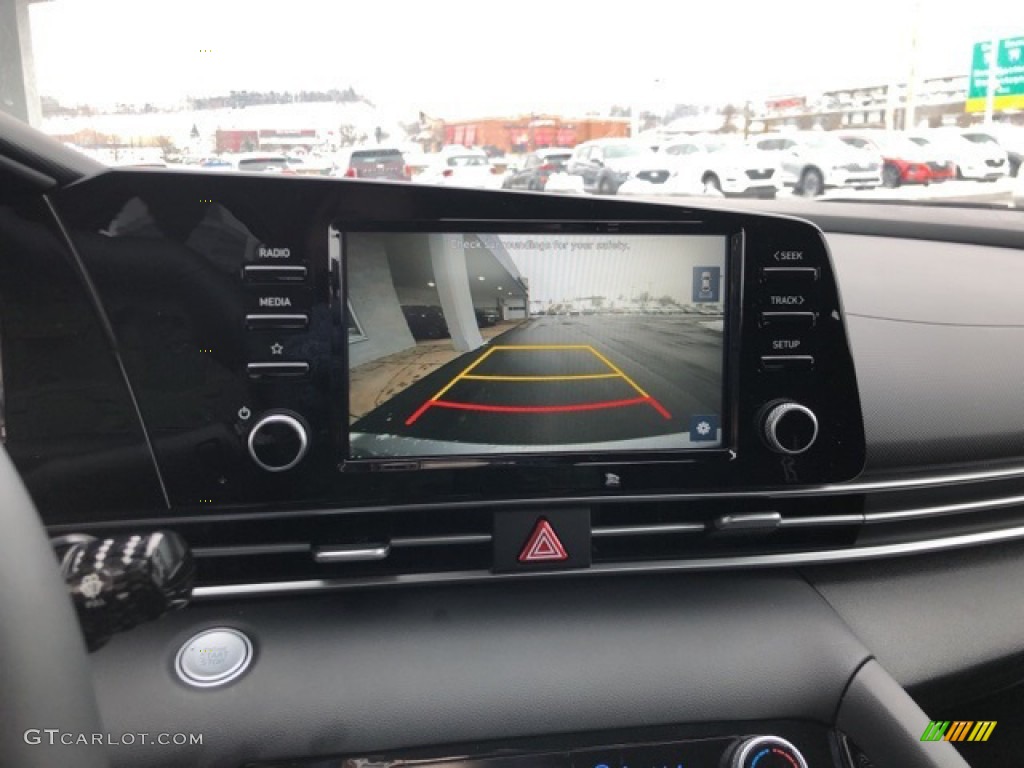 2021 Elantra SEL - Shimmering Silver Pearl / Black photo #6