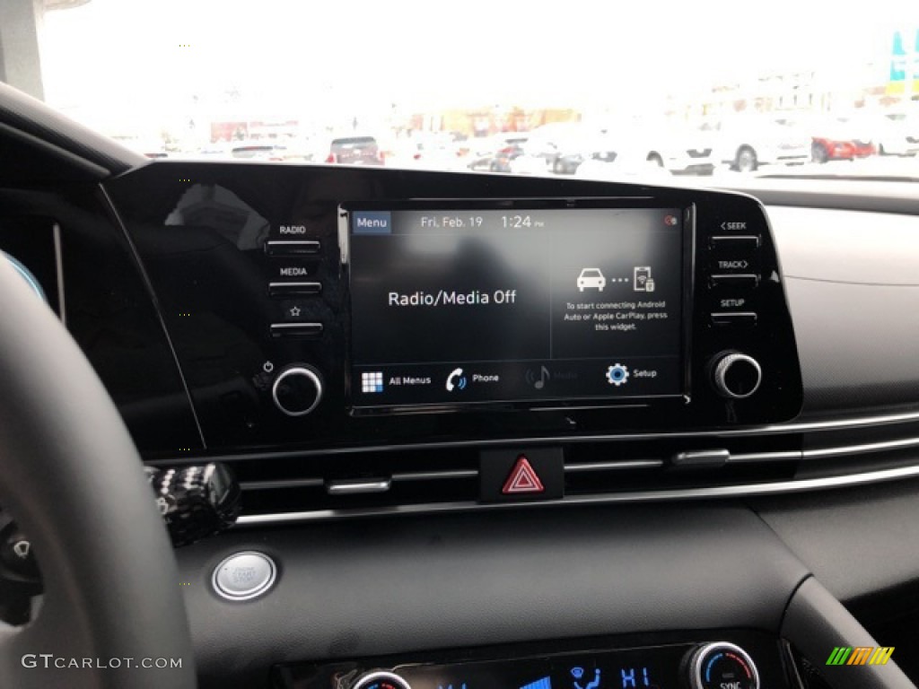 2021 Elantra SEL - Shimmering Silver Pearl / Black photo #7