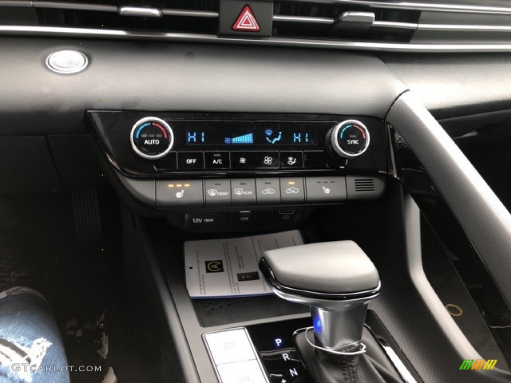 2021 Elantra SEL - Shimmering Silver Pearl / Black photo #8