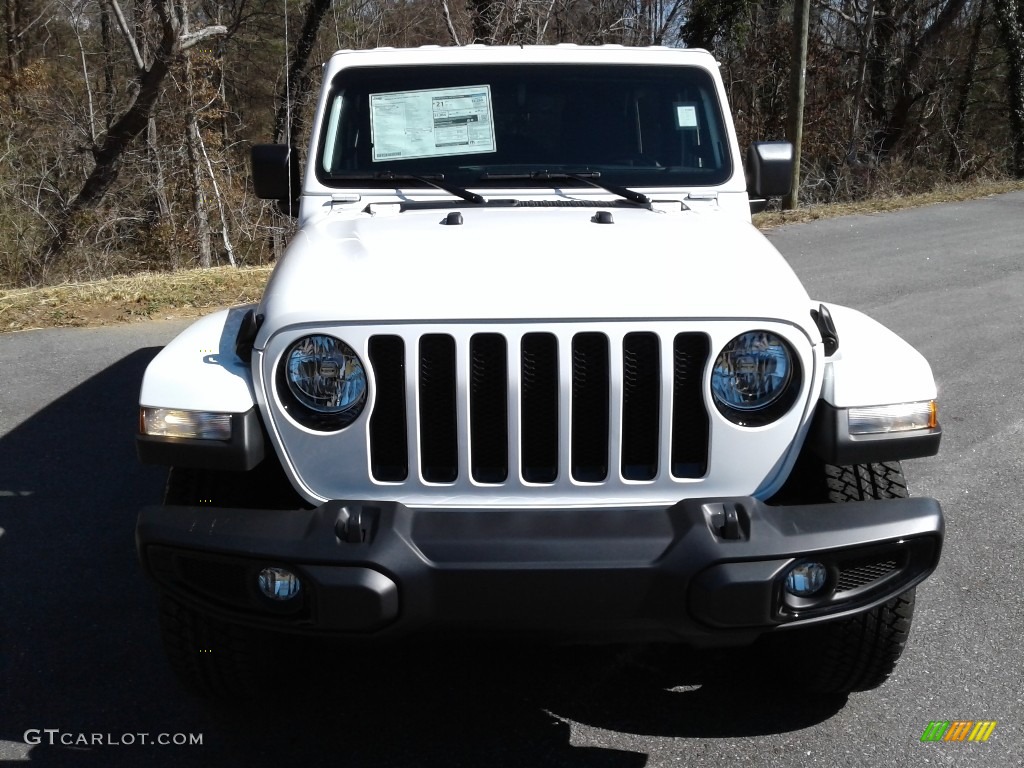 2021 Wrangler Unlimited Sahara Altitude 4x4 - Bright White / Black photo #3