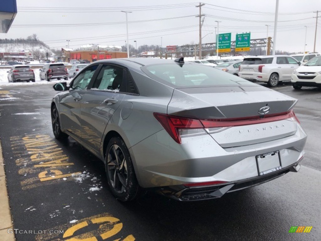 2021 Elantra SEL - Shimmering Silver Pearl / Black photo #3