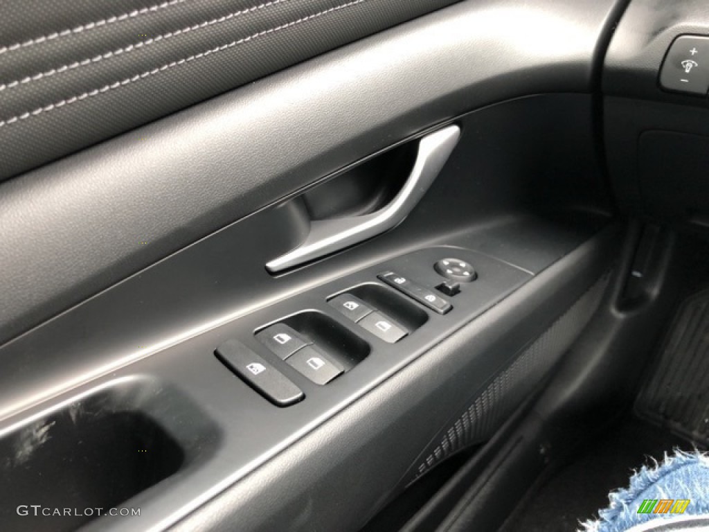 2021 Elantra SEL - Shimmering Silver Pearl / Black photo #14