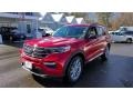 2021 Rapid Red Metallic Ford Explorer XLT 4WD  photo #3