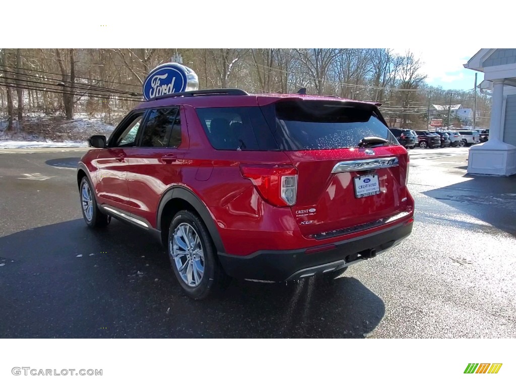 2021 Explorer XLT 4WD - Rapid Red Metallic / Sandstone photo #5