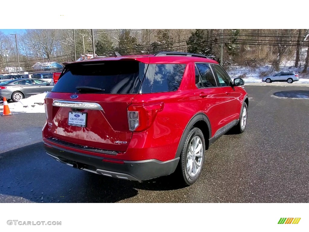 2021 Explorer XLT 4WD - Rapid Red Metallic / Sandstone photo #7