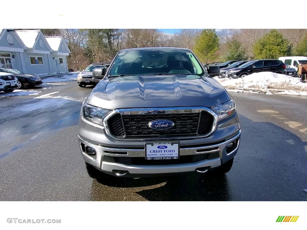 2021 Ranger XLT SuperCab 4x4 - Carbonized Gray Metallic / Ebony photo #2