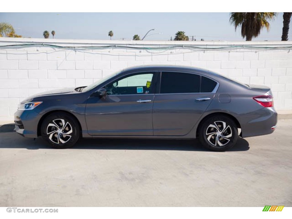 2017 Accord LX Sedan - Modern Steel Metallic / Black photo #10