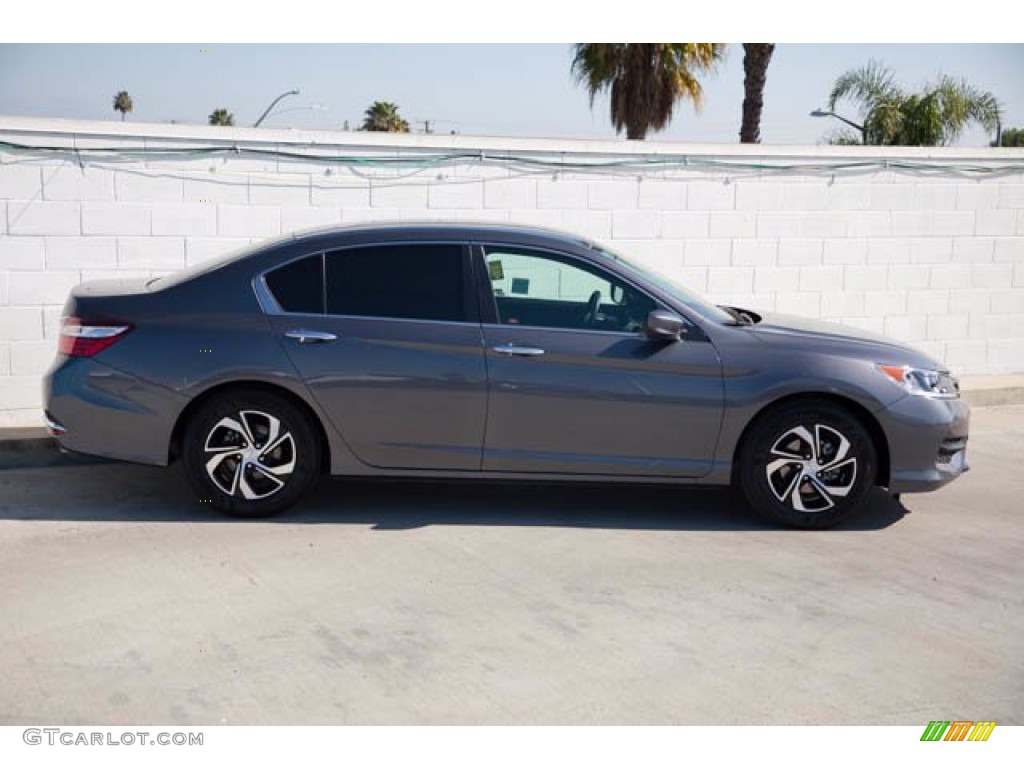 2017 Accord LX Sedan - Modern Steel Metallic / Black photo #14