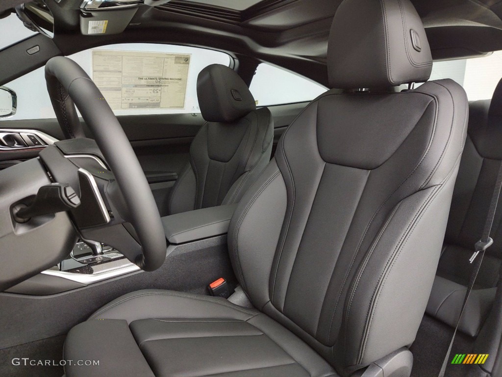 Black Interior 2021 BMW 4 Series 430i Coupe Photo #141156612
