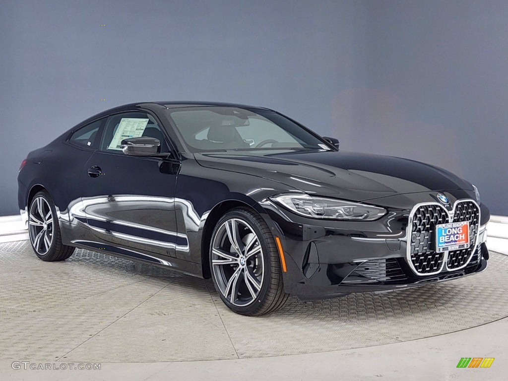 Jet Black 2021 BMW 4 Series 430i Coupe Exterior Photo #141157035