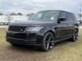 Front 3/4 View of 2021 Range Rover SV Autobiography Dynamic Black