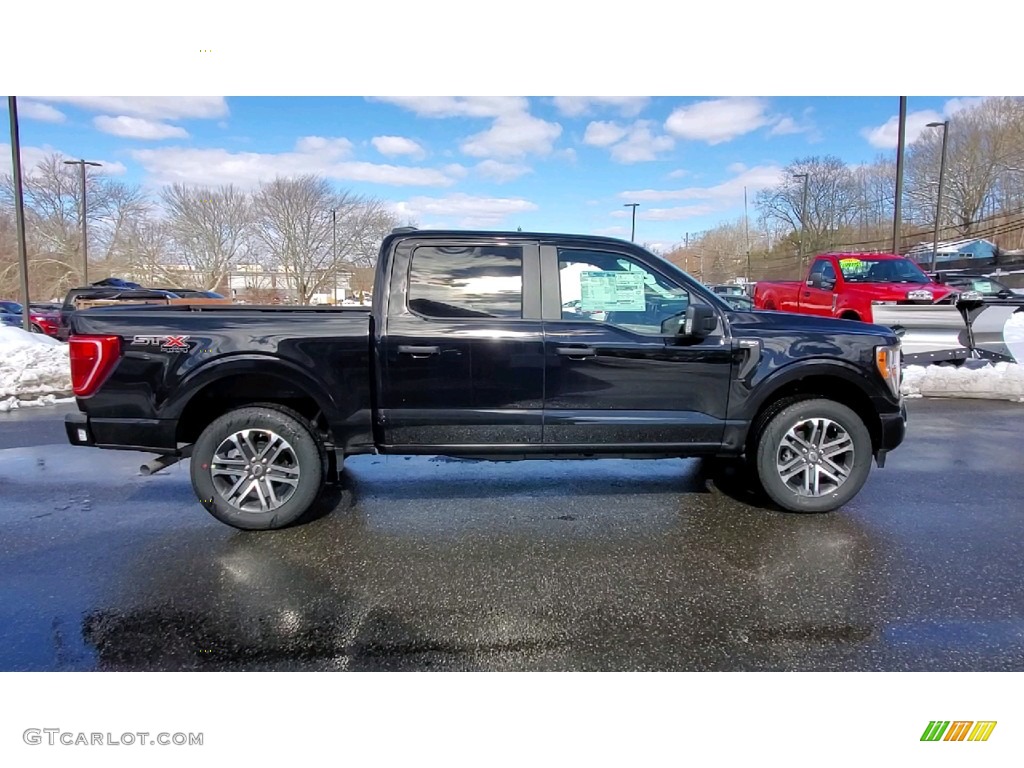 2021 F150 STX SuperCrew 4x4 - Agate Black / Black photo #8