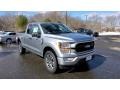 2021 Iconic Silver Ford F150 STX SuperCab 4x4  photo #1