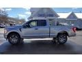 2021 Iconic Silver Ford F150 STX SuperCab 4x4  photo #4