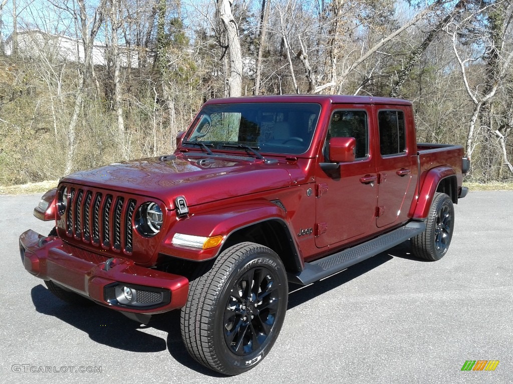 Snazzberry Pearl 2021 Jeep Gladiator High Altitude 4x4 Exterior Photo #141157599