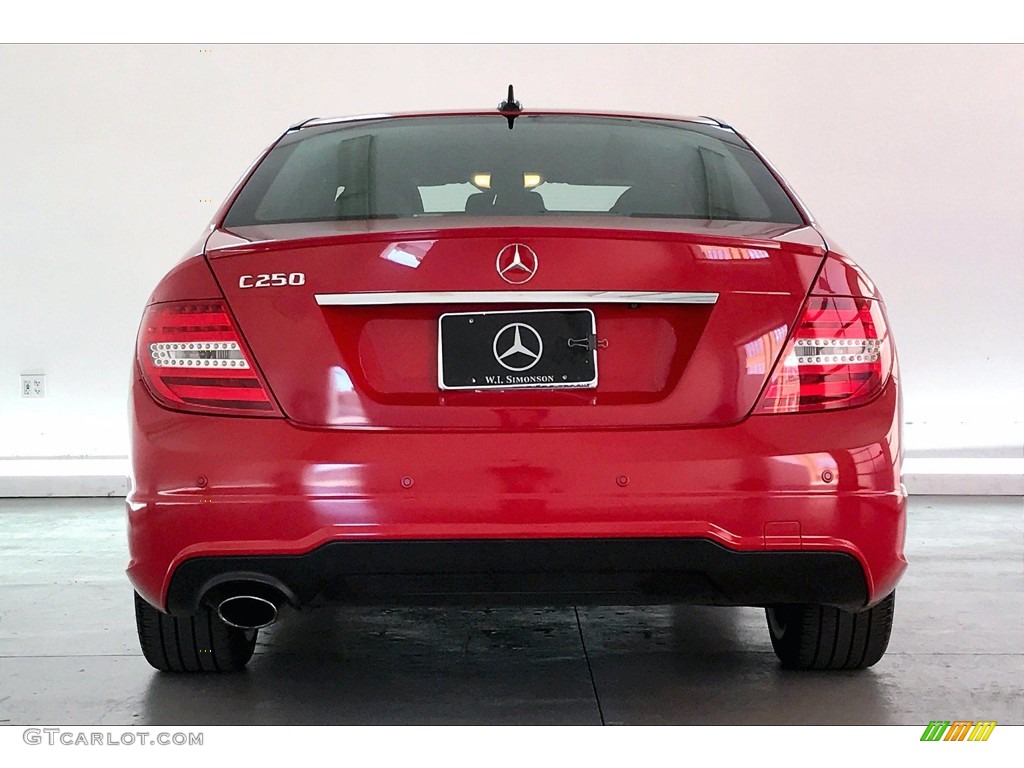 2012 C 250 Sport - Mars Red / Black photo #3