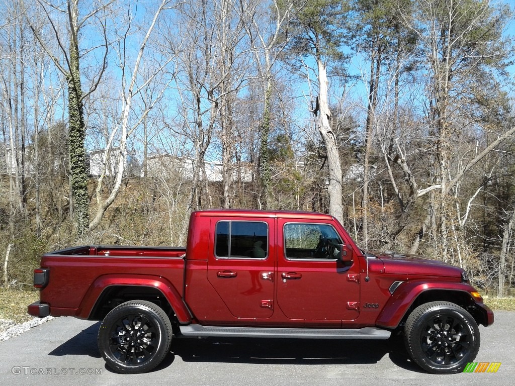 Snazzberry Pearl 2021 Jeep Gladiator High Altitude 4x4 Exterior Photo #141157653