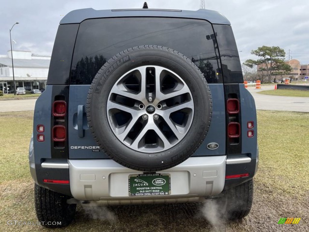 2021 Defender 110 SE - Tasman Blue Metallic / Acorn photo #9