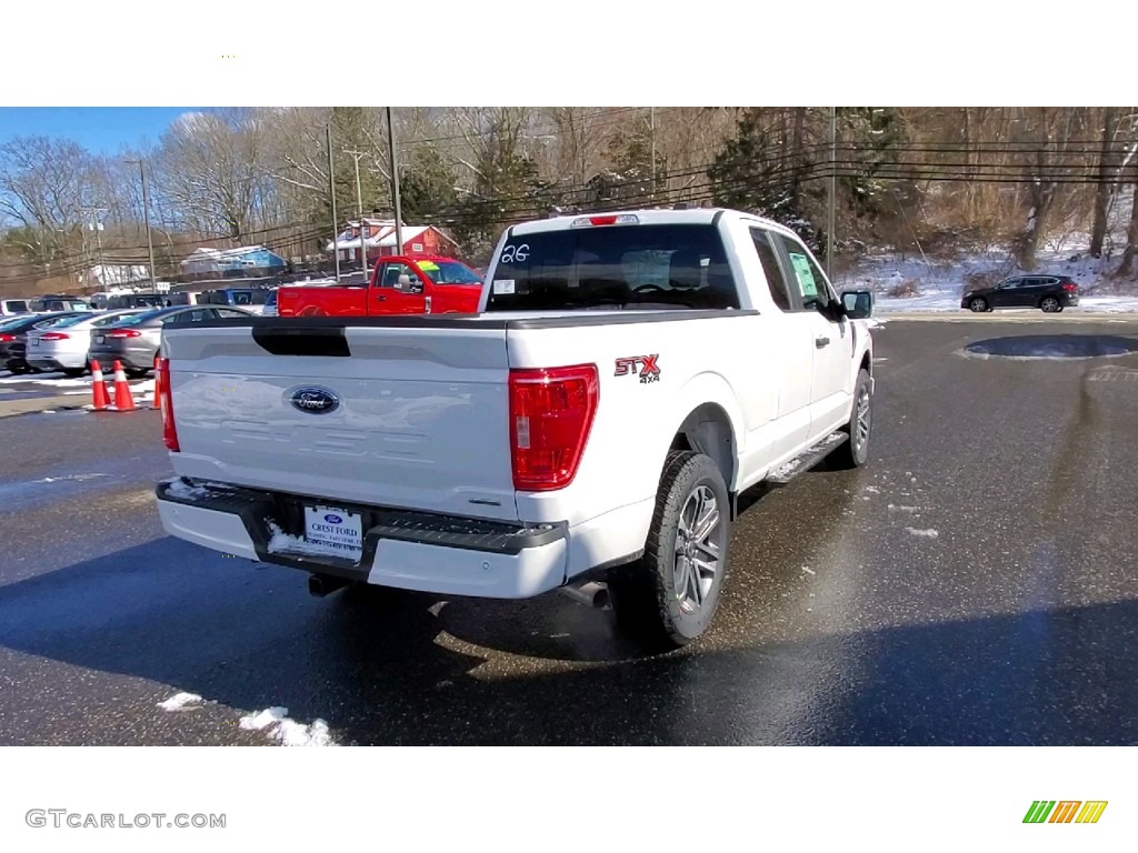 2021 F150 STX SuperCab 4x4 - Oxford White / Black photo #7