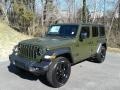 2021 Sarge Green Jeep Wrangler Unlimited Sport Altitude 4x4  photo #2