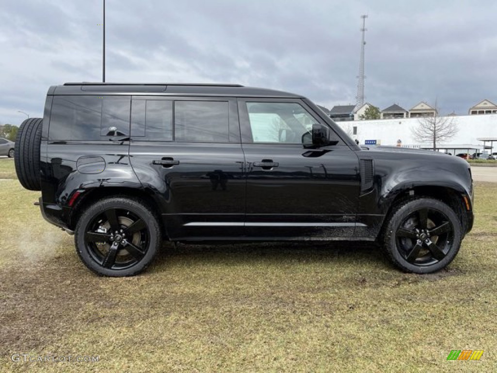 Santorini Black Metallic 2021 Land Rover Defender 110 X-Dynamic HSE Exterior Photo #141158211