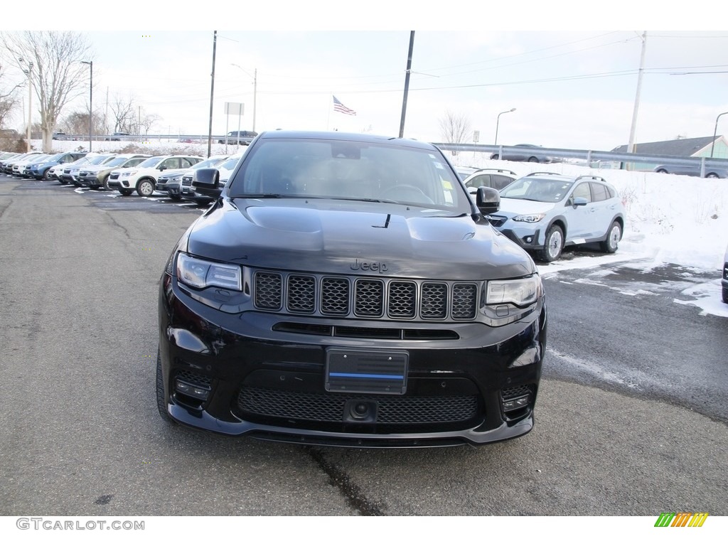 2017 Grand Cherokee SRT 4x4 - Diamond Black Crystal Pearl / Black photo #2