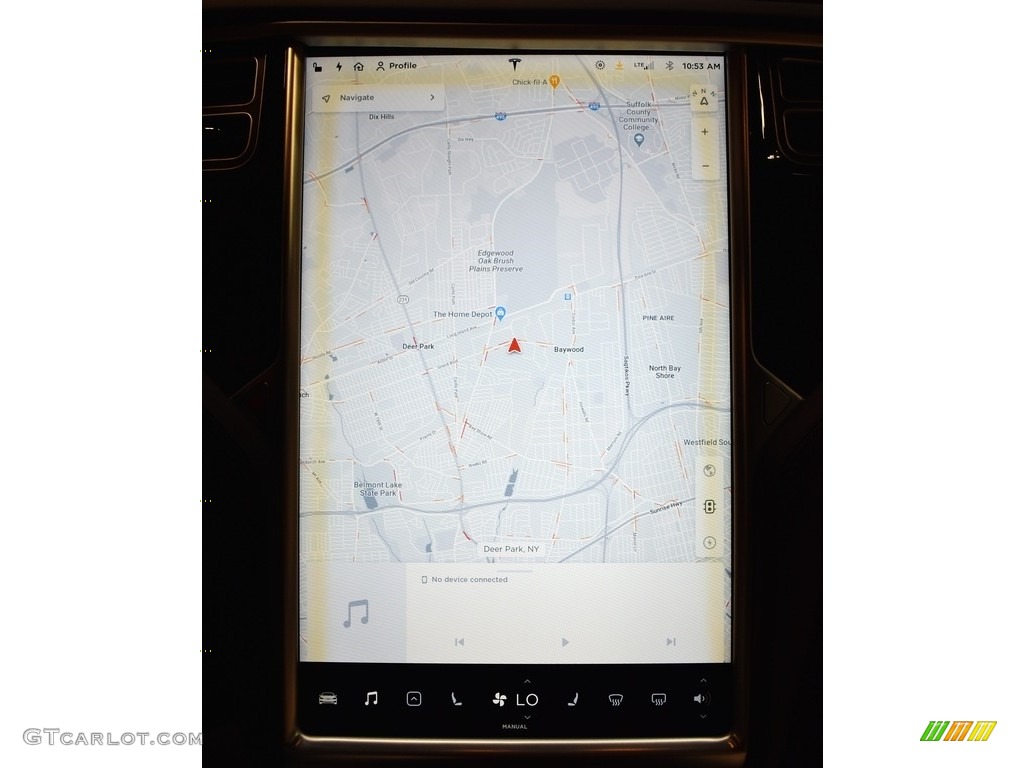 2017 Model S 75D - Silver Metallic / White photo #10
