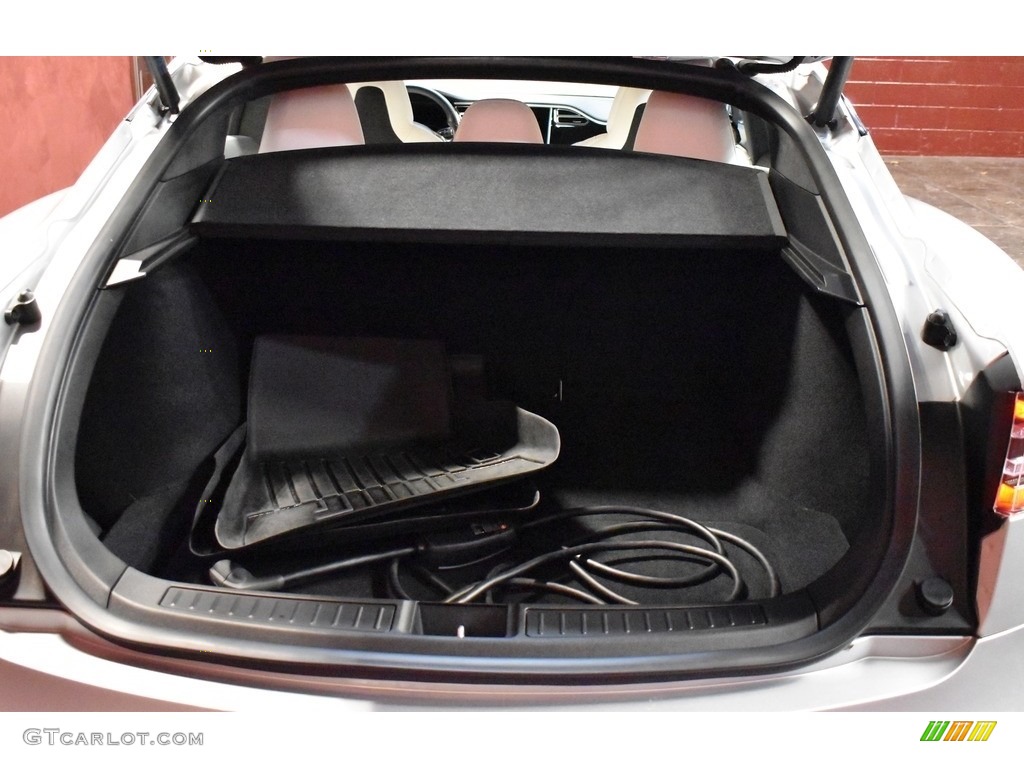 2017 Model S 75D - Silver Metallic / White photo #19