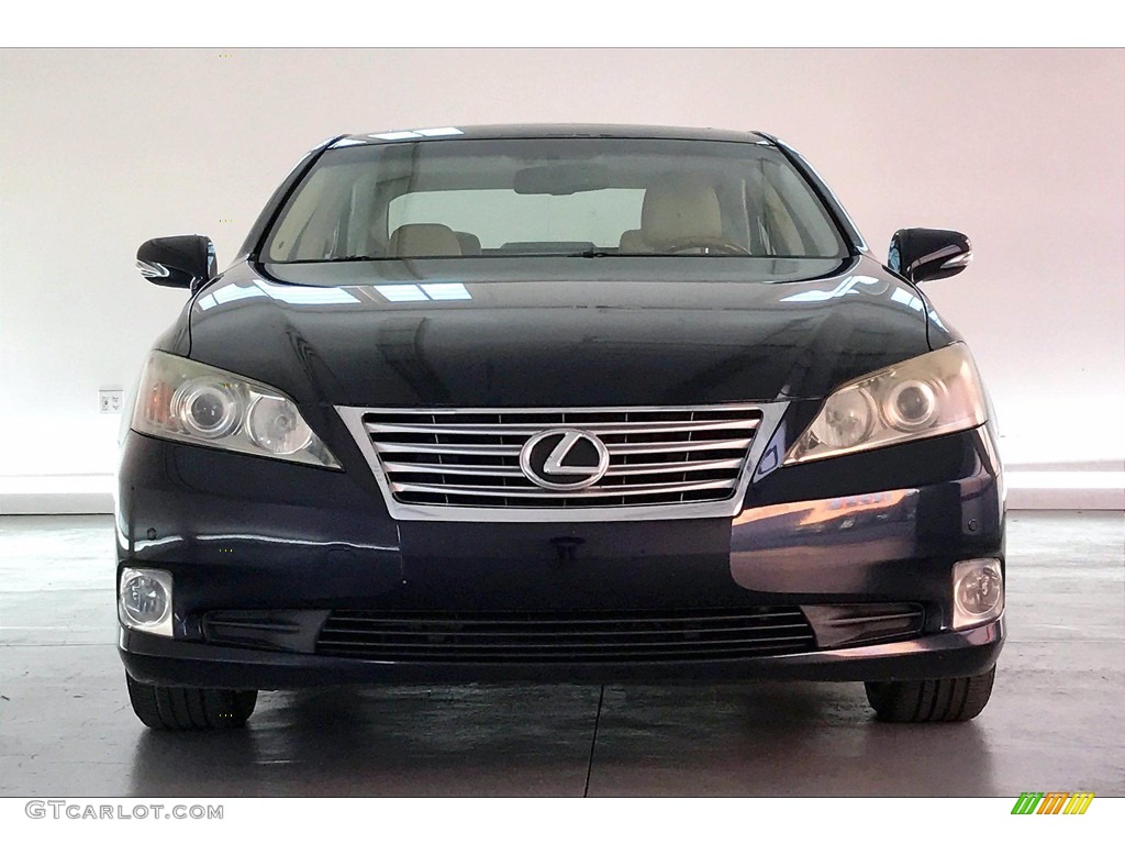 2010 ES 350 - Cerulean Blue Metallic / Parchment photo #2