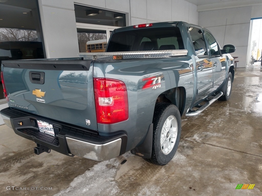 2012 Silverado 1500 LT Crew Cab 4x4 - Blue Granite Metallic / Ebony photo #4