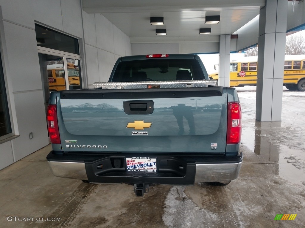 2012 Silverado 1500 LT Crew Cab 4x4 - Blue Granite Metallic / Ebony photo #5