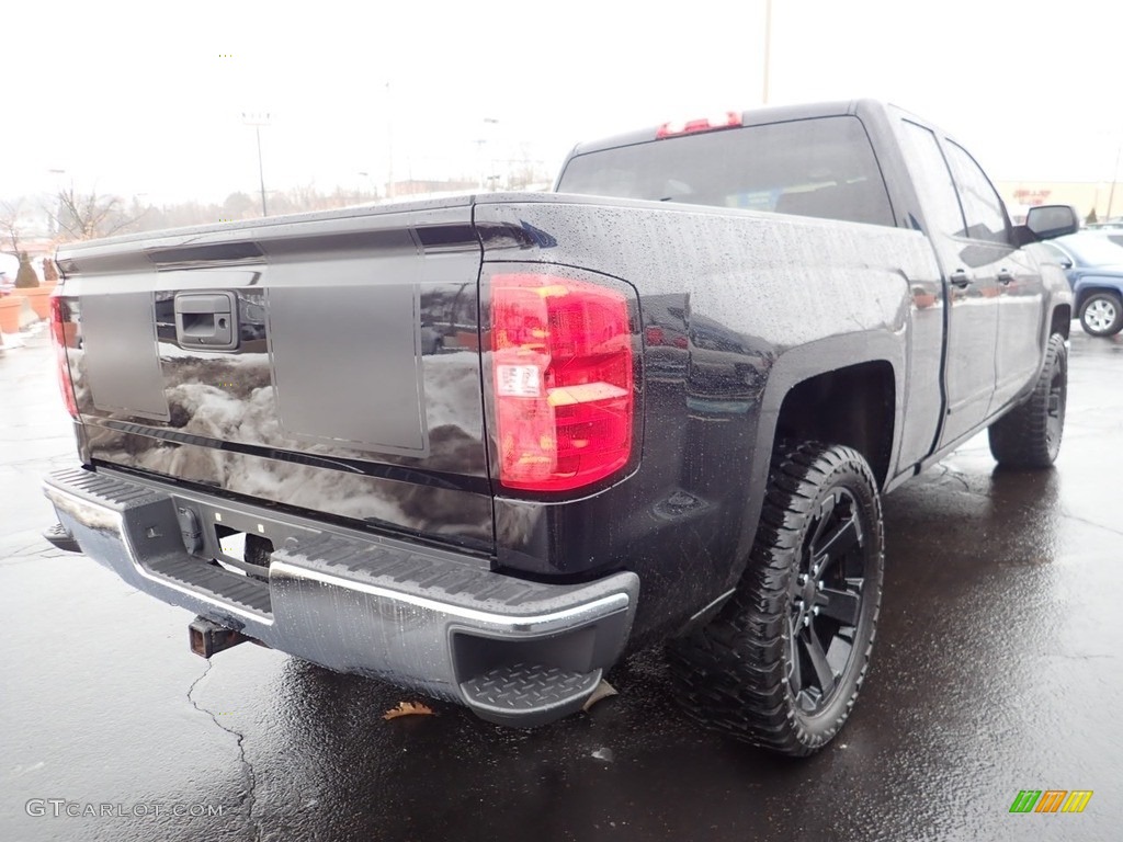 2015 Silverado 1500 LT Double Cab 4x4 - Black / Jet Black photo #6
