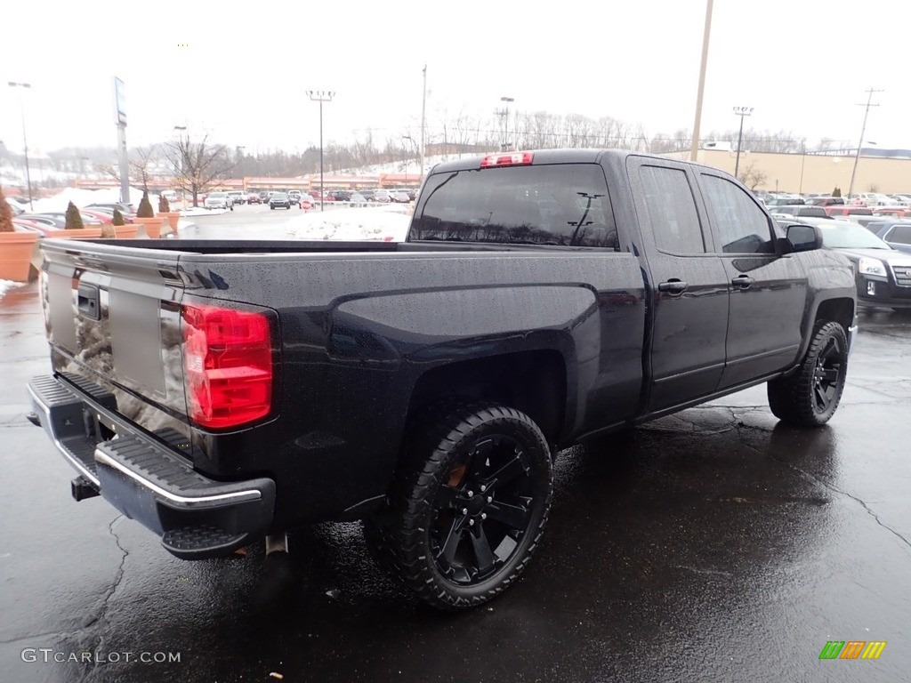 2015 Silverado 1500 LT Double Cab 4x4 - Black / Jet Black photo #7