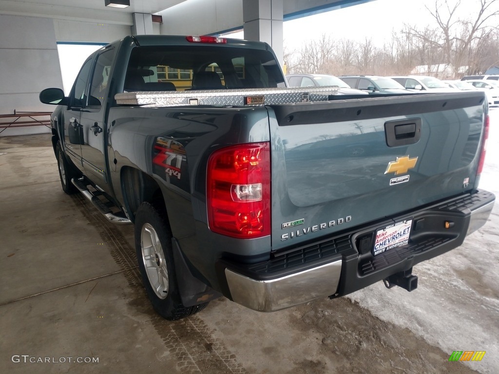 2012 Silverado 1500 LT Crew Cab 4x4 - Blue Granite Metallic / Ebony photo #7
