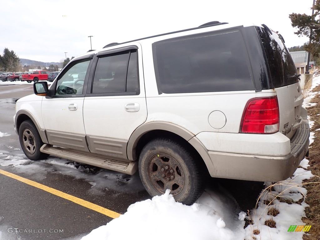 2003 Expedition Eddie Bauer 4x4 - Oxford White / Medium Parchment photo #10
