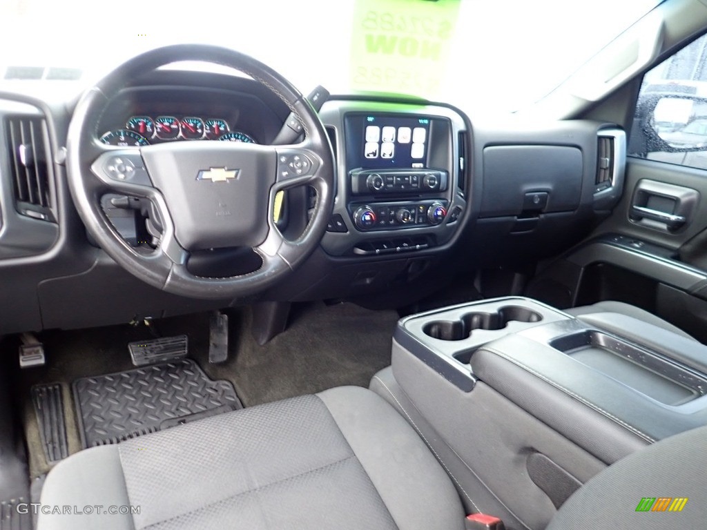 2015 Silverado 1500 LT Double Cab 4x4 - Black / Jet Black photo #22