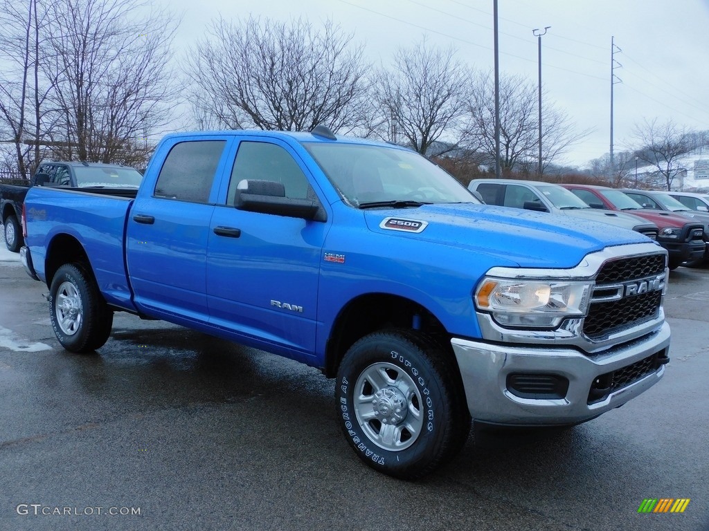 Hydro Blue Pearl 2021 Ram 2500 Tradesman Crew Cab 4x4 Exterior Photo #141160543