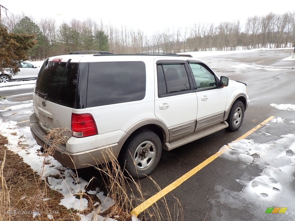 2003 Expedition Eddie Bauer 4x4 - Oxford White / Medium Parchment photo #12