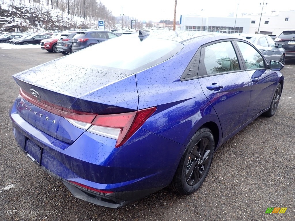 2021 Elantra SEL - Intense Blue / Black photo #2