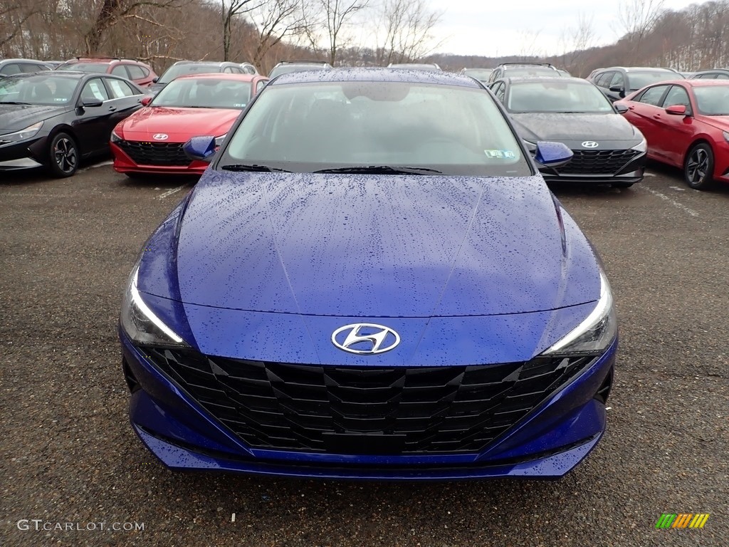 2021 Elantra SEL - Intense Blue / Black photo #4