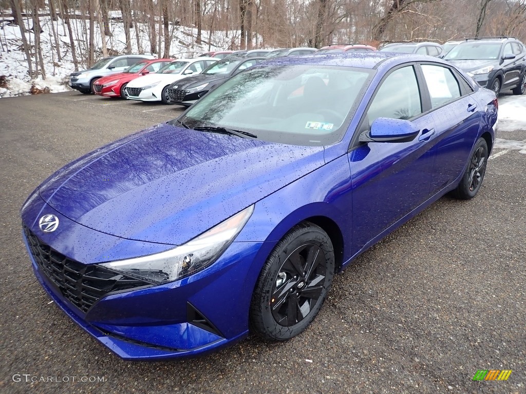 Intense Blue 2021 Hyundai Elantra SEL Exterior Photo #141161302