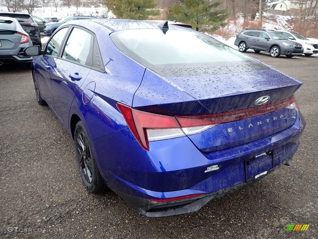 2021 Elantra SEL - Intense Blue / Black photo #6