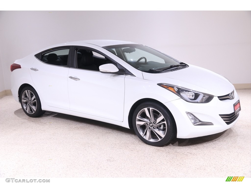 White Hyundai Elantra