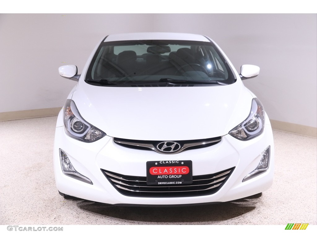 2016 Elantra Limited - White / Black photo #2